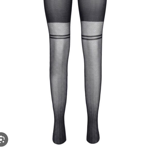 NWT WOLFORD biker tights black Large - Picture 7 of 9